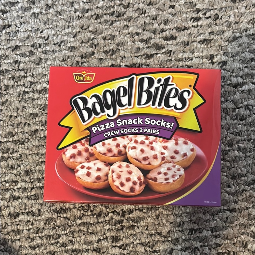 Bagel Bites Pizza Snack Socks